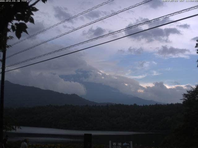 西湖からの富士山