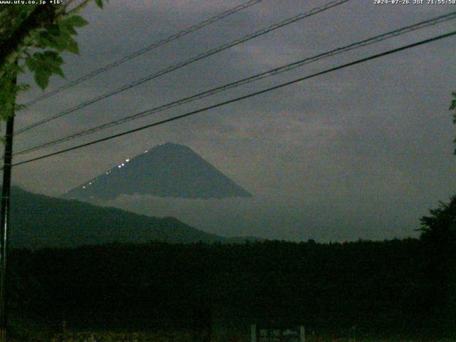 西湖からの富士山