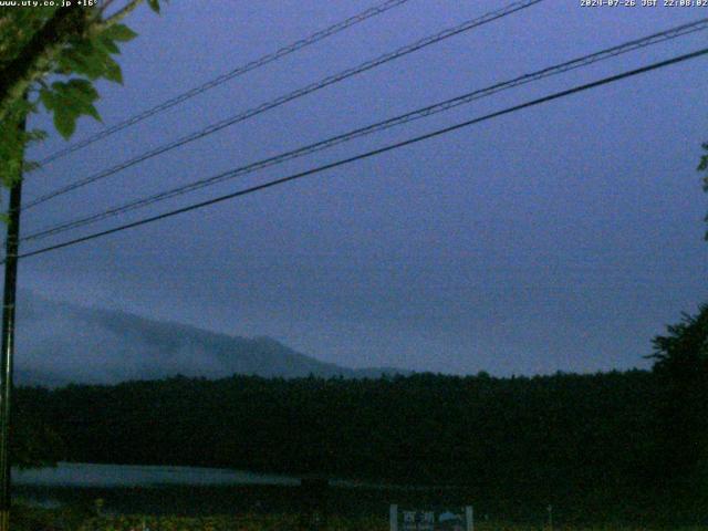 西湖からの富士山