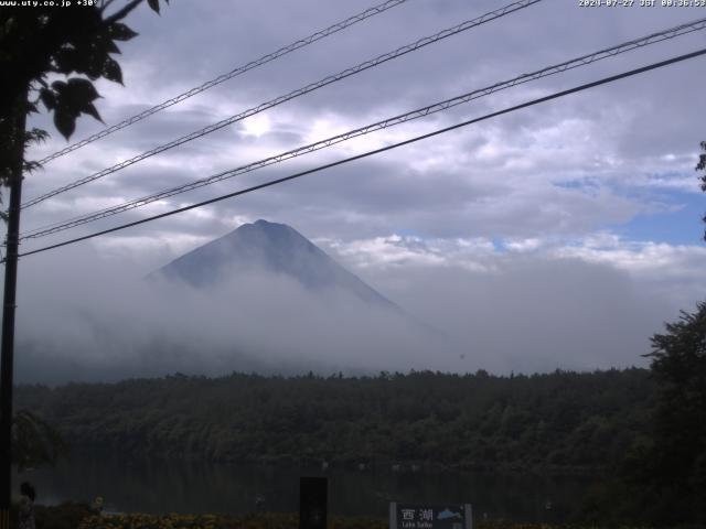 西湖からの富士山