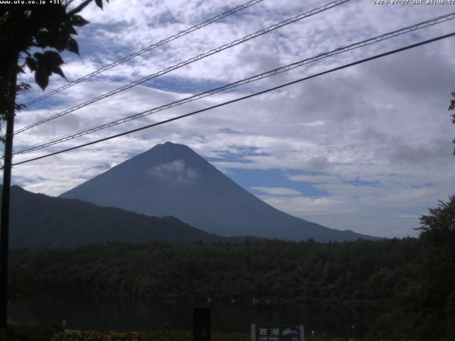 西湖からの富士山