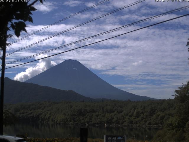 西湖からの富士山