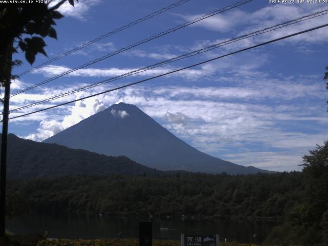 西湖からの富士山