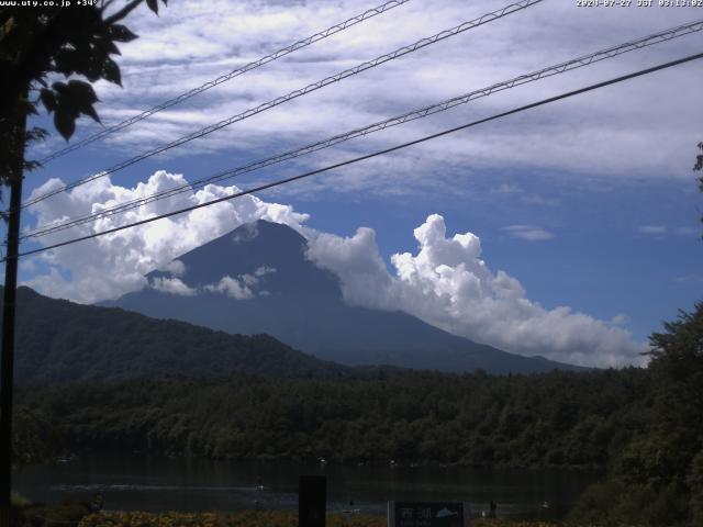 西湖からの富士山