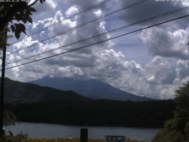 西湖からの富士山