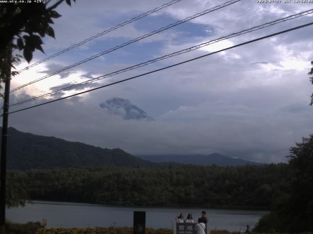 西湖からの富士山