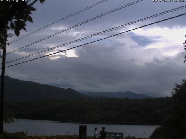 西湖からの富士山