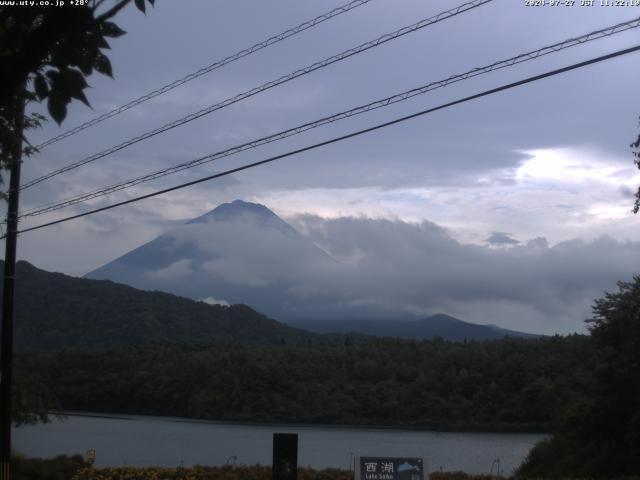 西湖からの富士山