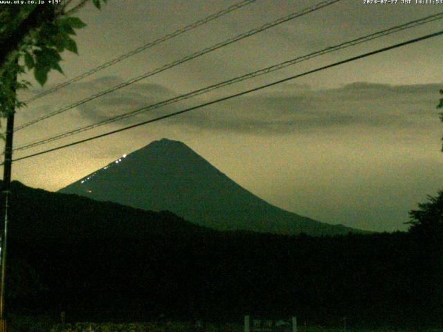 西湖からの富士山