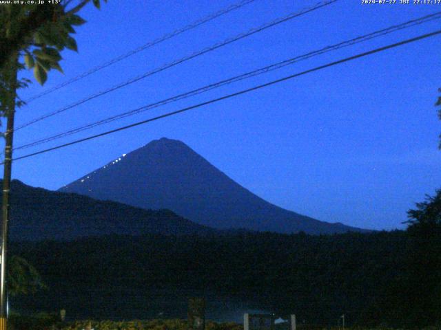 西湖からの富士山