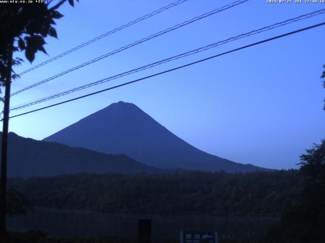 西湖からの富士山