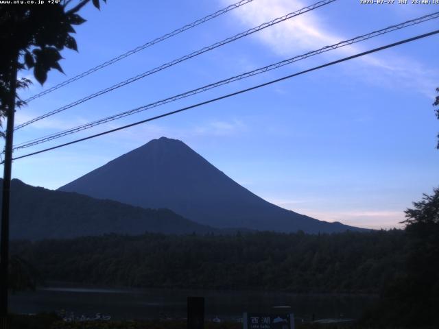 西湖からの富士山