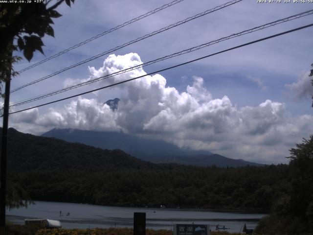 西湖からの富士山