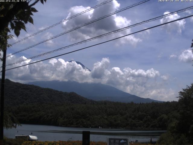 西湖からの富士山