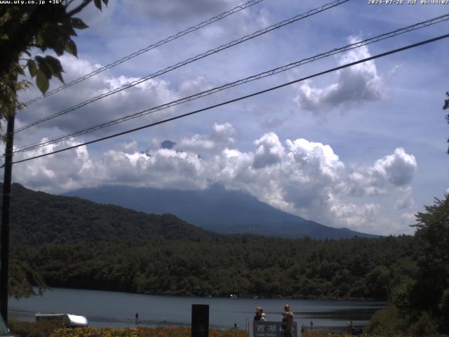 西湖からの富士山