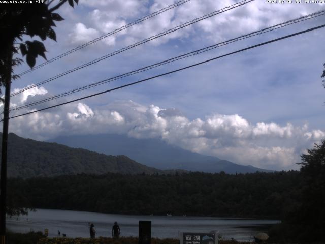 西湖からの富士山