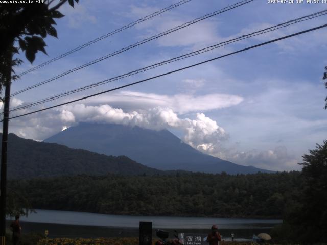 西湖からの富士山