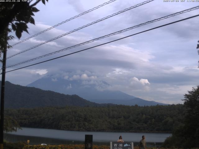 西湖からの富士山