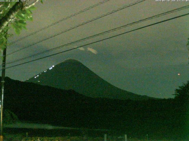 西湖からの富士山