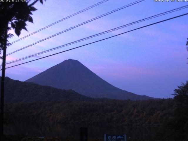 西湖からの富士山