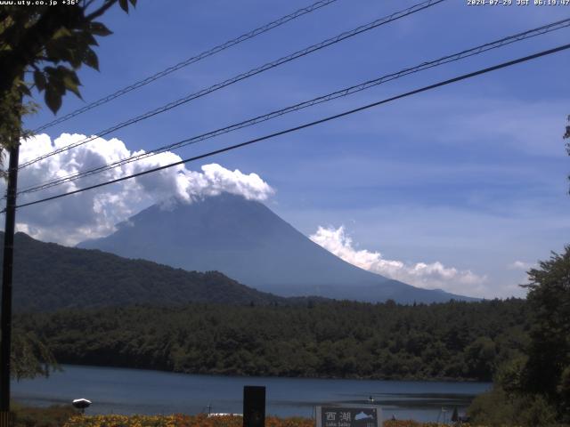 西湖からの富士山