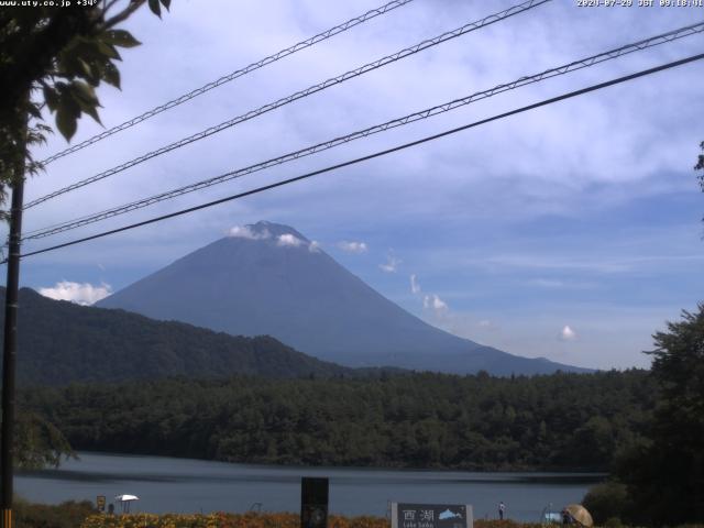 西湖からの富士山