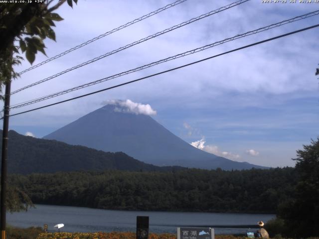 西湖からの富士山