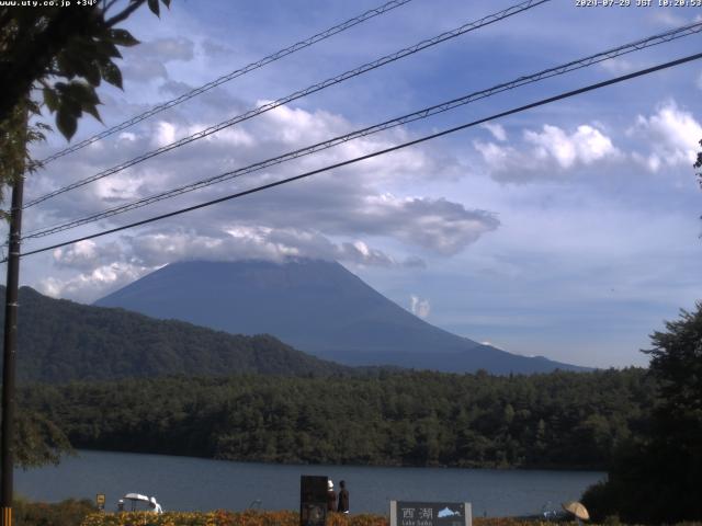 西湖からの富士山