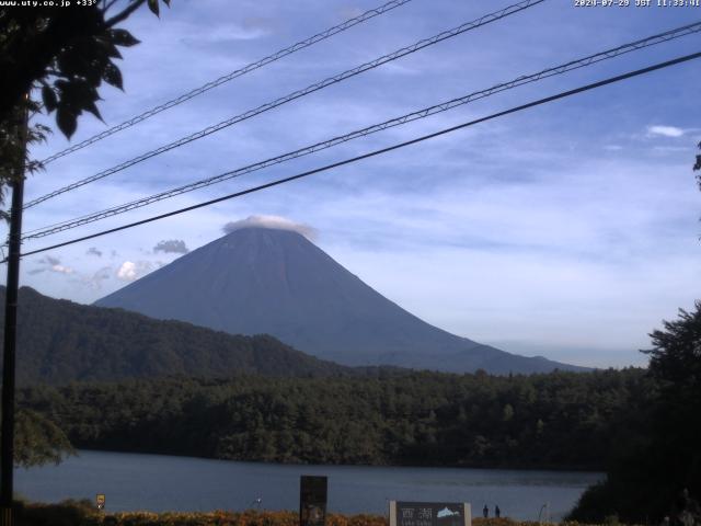 西湖からの富士山