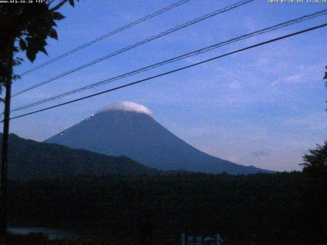 西湖からの富士山