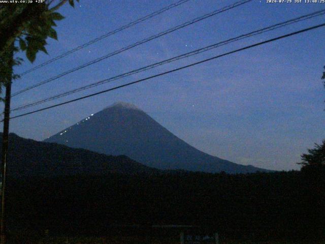 西湖からの富士山