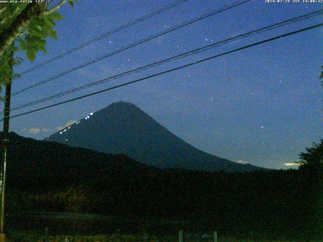 西湖からの富士山