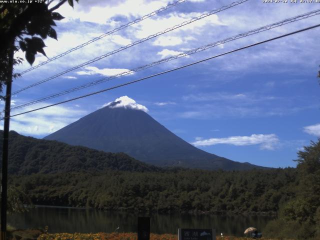 西湖からの富士山