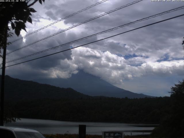 西湖からの富士山