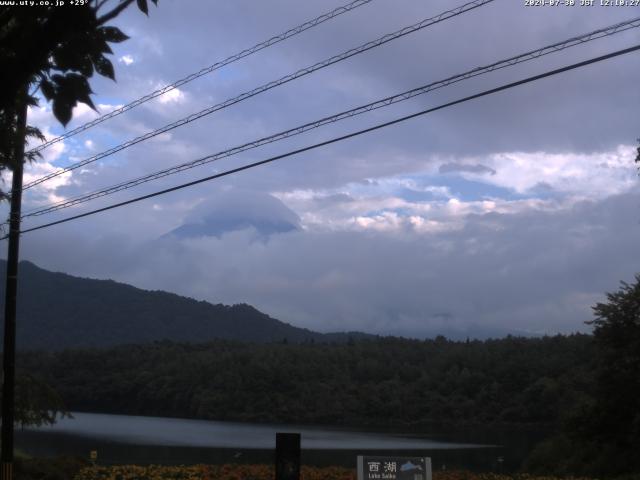 西湖からの富士山