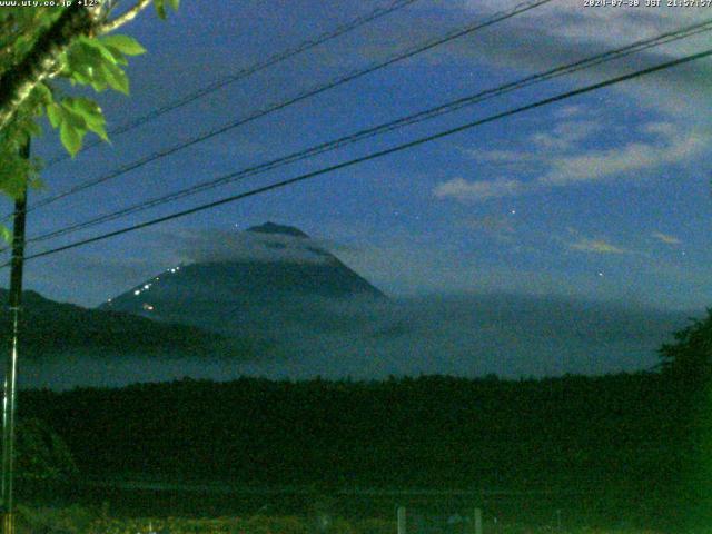 西湖からの富士山