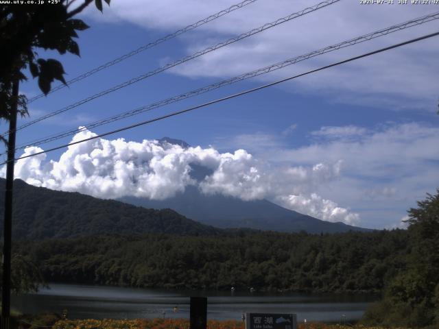 西湖からの富士山