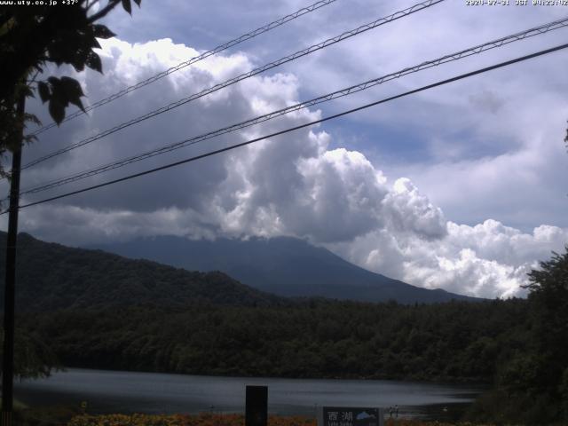 西湖からの富士山