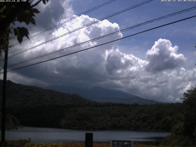 西湖からの富士山