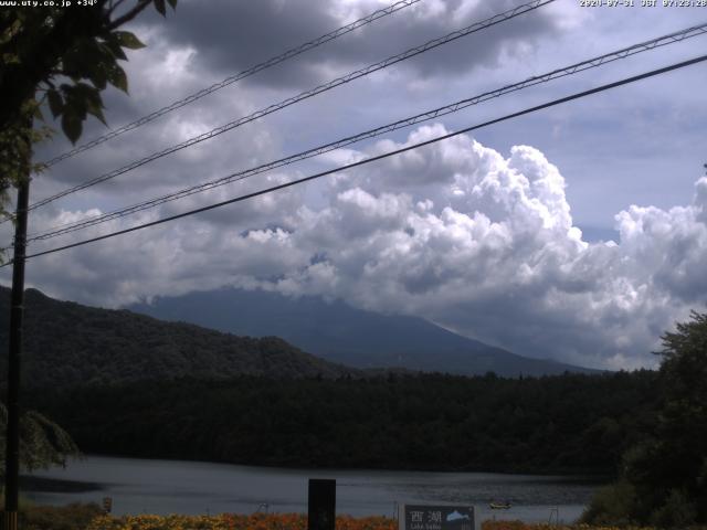 西湖からの富士山