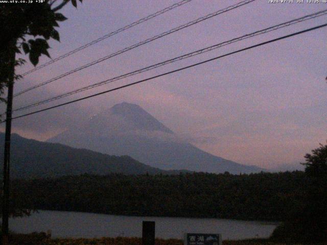 西湖からの富士山