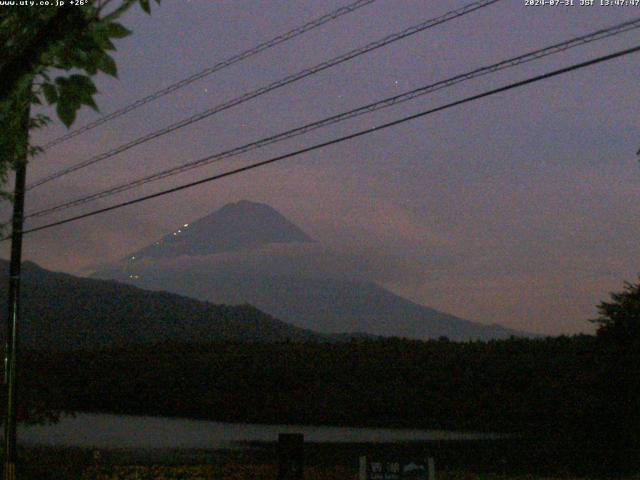 西湖からの富士山