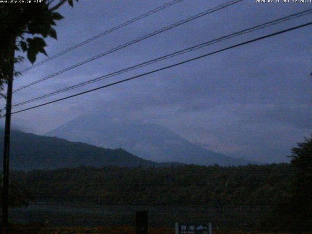 西湖からの富士山