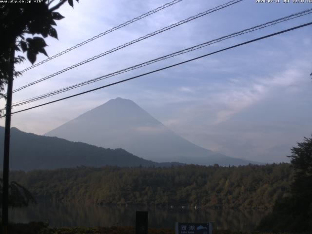 西湖からの富士山