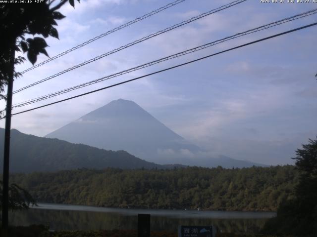 西湖からの富士山