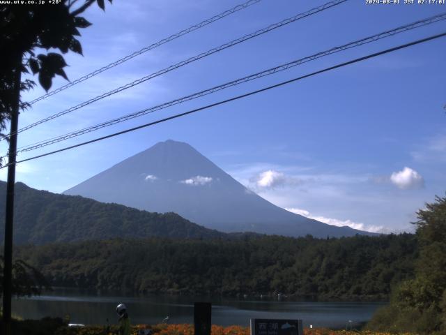 西湖からの富士山