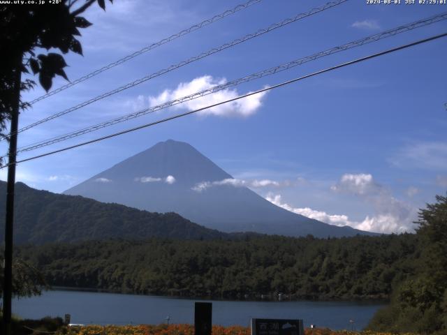 西湖からの富士山