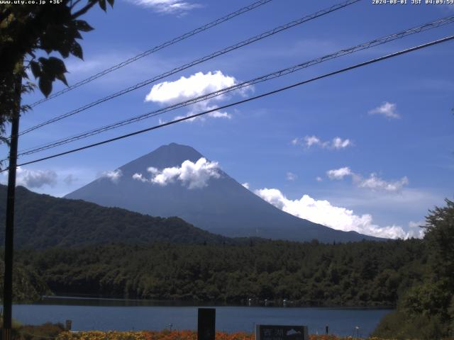 西湖からの富士山