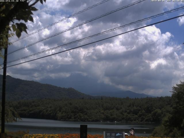 西湖からの富士山