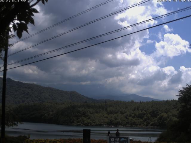 西湖からの富士山